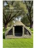Army Green Windproof Inflatable Tent for Camping and Self-Driving Tours
