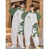MTKCNTL Kigurumi Pajamas for Men and Halloween Winter Couple's Pajamas, All-in-One Women, Loungewear, Costume, Cute, Thick, Unisex, Thick, (LZQ1451)