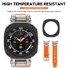 Case+Strap For Samsung Galaxy Watch 7 Ultra Soft TPU Silicone Band Metal Case for Samsung Galaxy Watch 7 Ultra No Gaps Bracelet