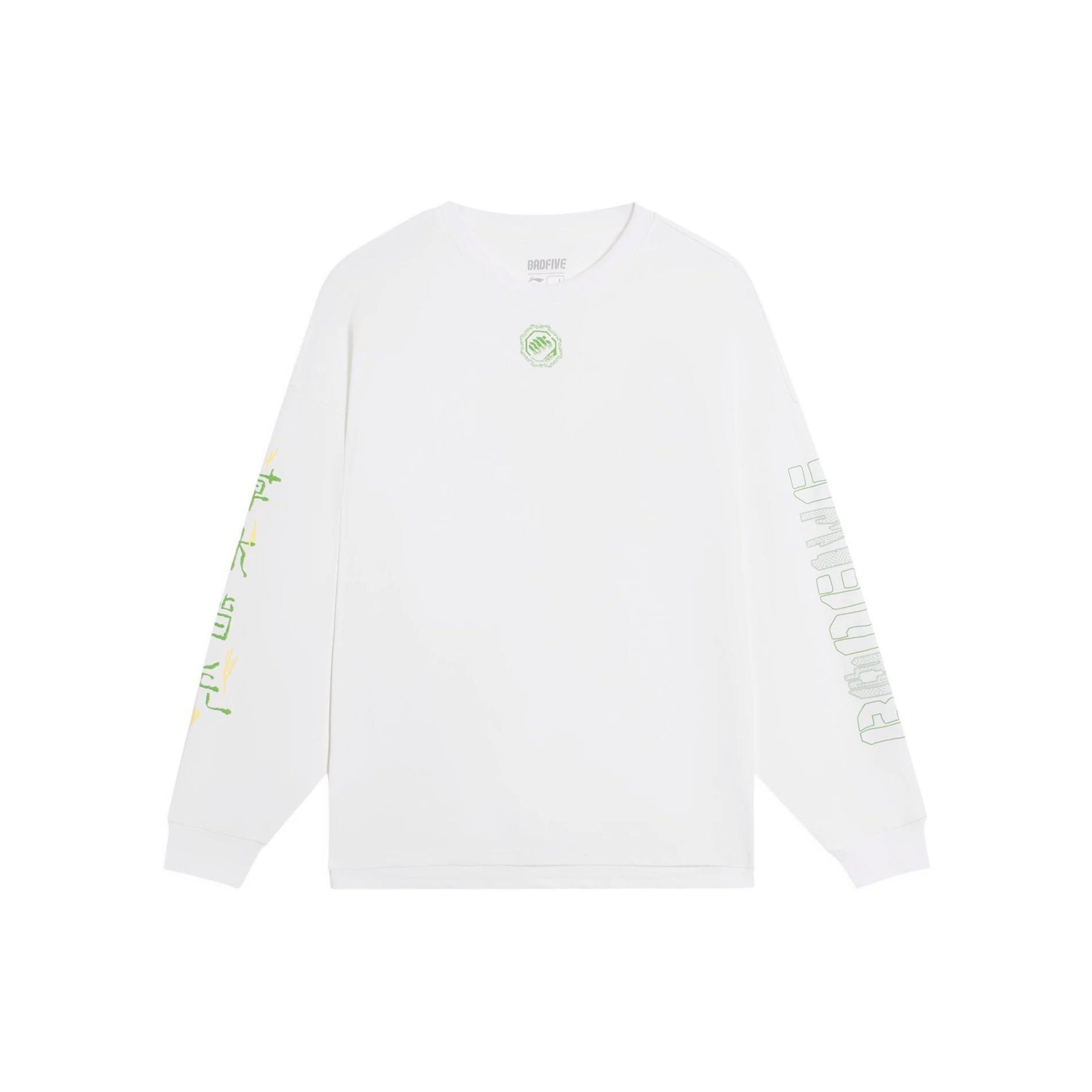 Li-Ning BadFive Graphic Long Sleeve T-shirt  White  Men s AHSS727-1 XL