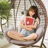 High Quality Outdoor Beach Chair Pad Hanging Egg Basket Swing Cushions Garden Rattan Basket Modern Patio Swing Chair Cushion