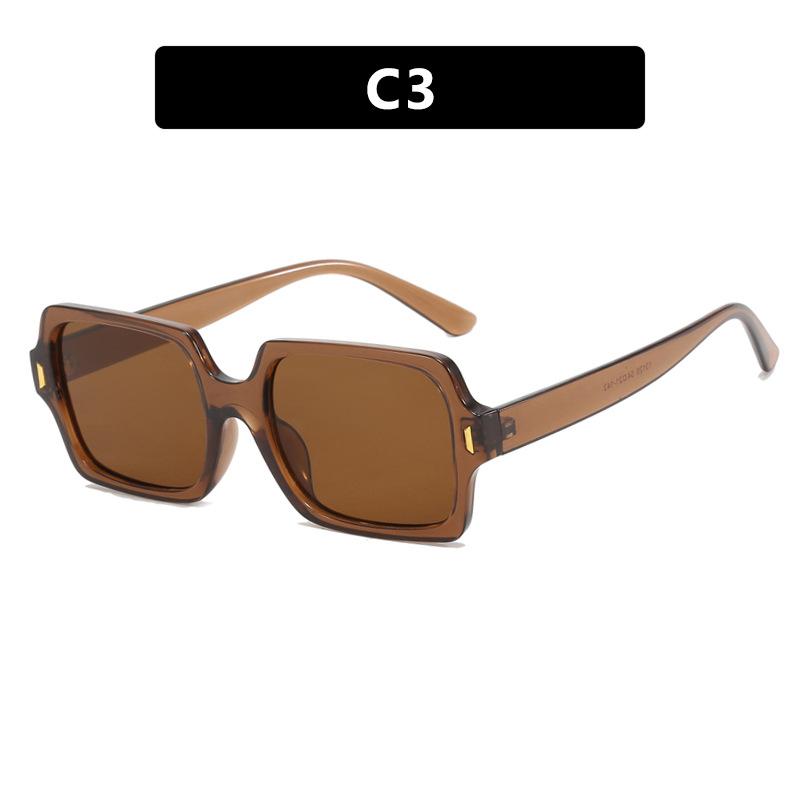 Square Vintage Sunglasses Men Women Brand Designer Irregular Sun Glasses Fashion Retro Outdoors Shades Rivet Oculos De Sol