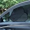 Adjustable Car Side Window Foldable Sunshade Mesh Visor