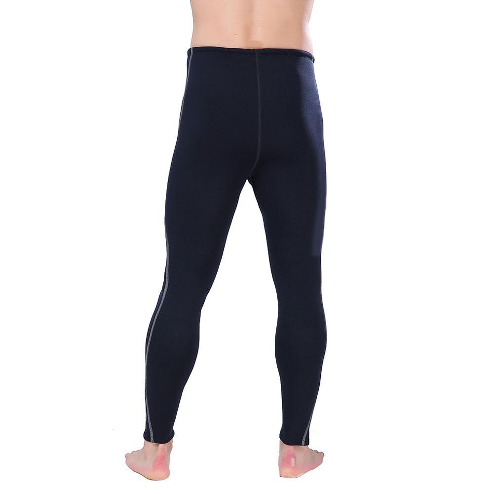3MM Neoprene High Waist Lengthen Winter Diving Pants Snorkeling Warm Long Trousers Wetsuit(XXL)
