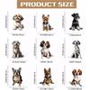 SUPERDANT 9pcs Puppy Dog Heat Transfer Stickers Cute Dog Iron On Transfers Iron On Patches Stickers Washable Heat Transfer Decals for T Shirts
