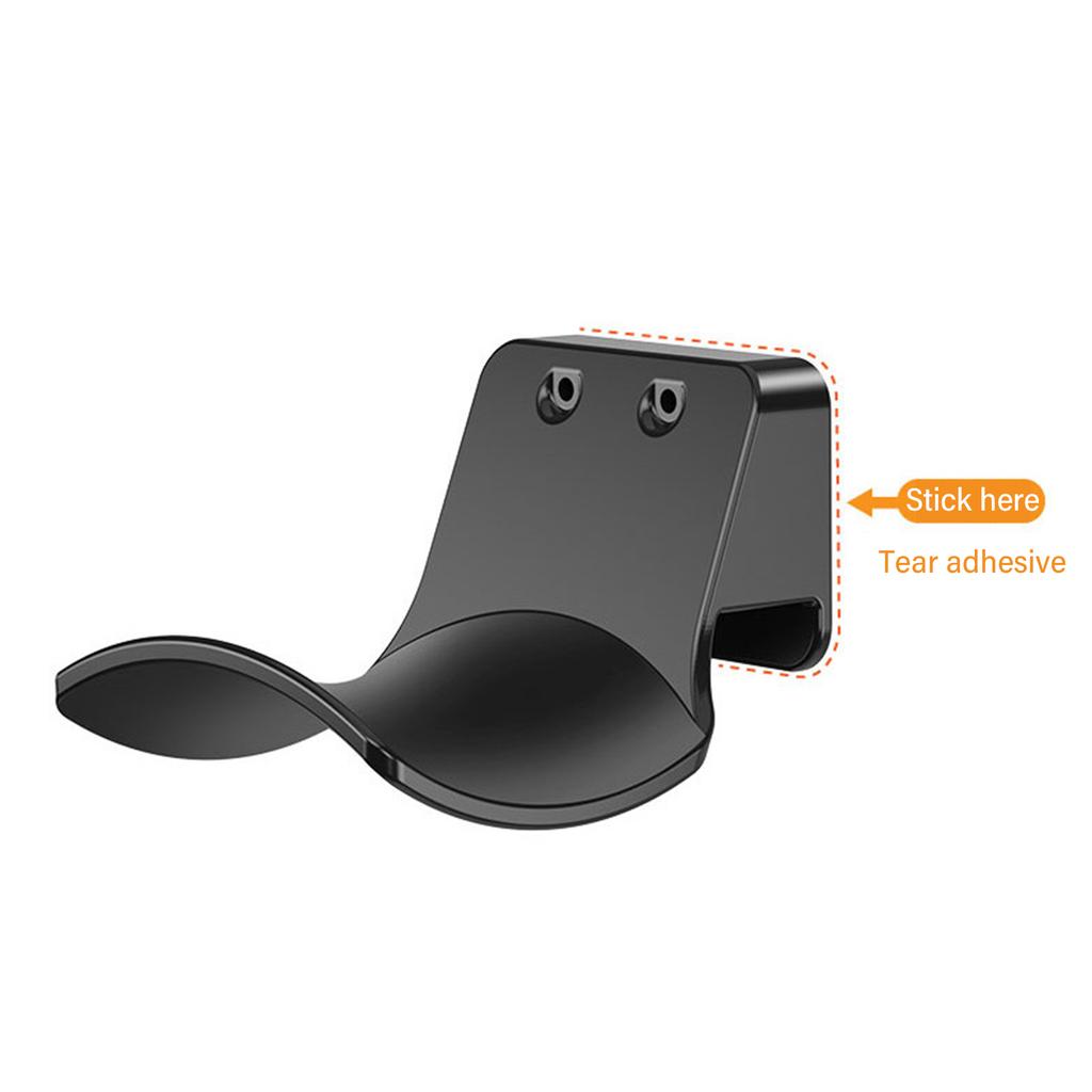 Wandhalterung für Kopfhörerständer, platzsparender Kopfhörerhalter, Haken für unter den Schreibtisch, einfach einzurichtender Klemmhalter