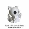 Mini Kitty Puppy Ghost Statue Creative 3D Printed Decorations  Halloween Party
