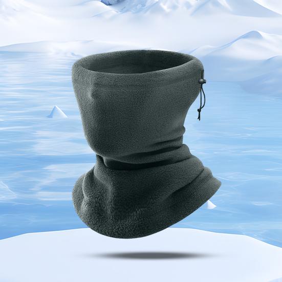 Winter Neck Gaiter Warmer for Men Women Windproof Fleece Lined Thermal Face Cushion Scarf Cold Weather Sport Accessory