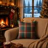 Festive Cushion Pillowslip Plaid Throw Pillow Cover Christmas Pillow Cover  Home Decor