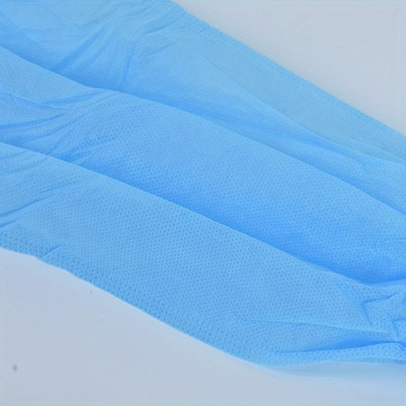 100 Pack Disposable Non-woven Fabrics Oversleeves Arm Sleeves Protective Covers Oil Resistance Cleaning Oversleeves Work Sleeves