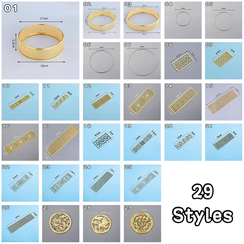 Sashimi Plate Salmon Seafood Pose Making Mold Cold Vegetable Plate Golden Circle Japanese Creative Plate Decor Sashimi Ornaments