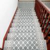 WTEMPO Non-adhesive Self-adhesive Non-slip Stair Mat Solid Household Step Pad Vintage European Style Stair Carpet
