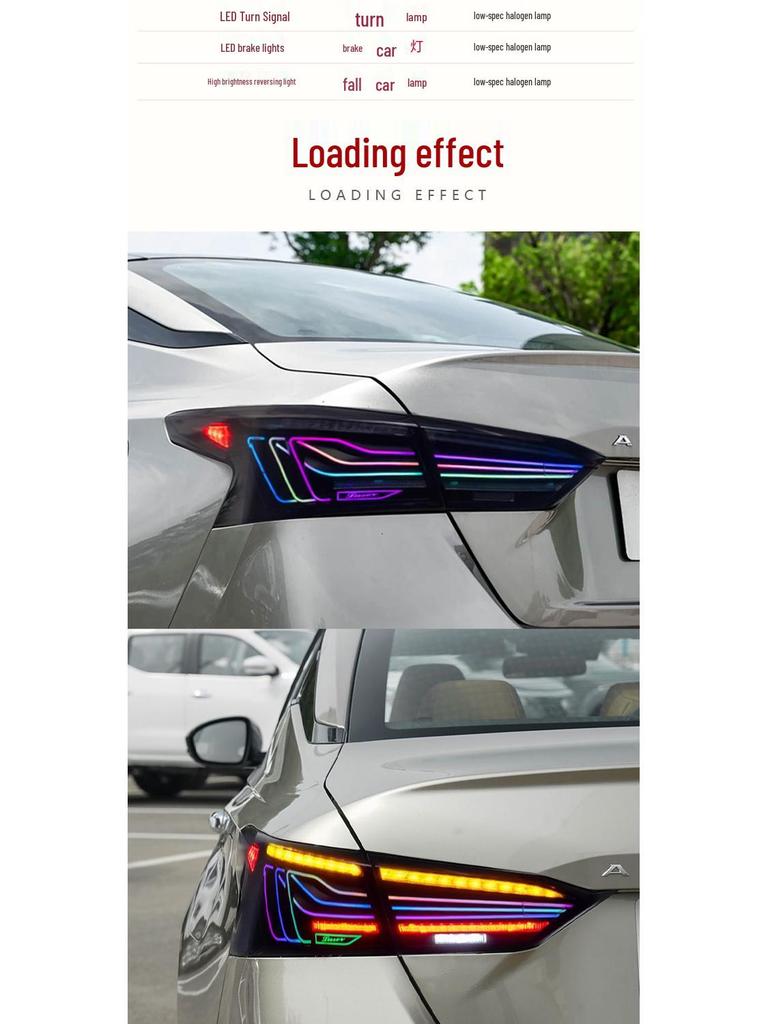 CSL RGB Daytime Running Lights & Sequential Turn Signals for 2019-2025 Nissan Altima Tail Lights