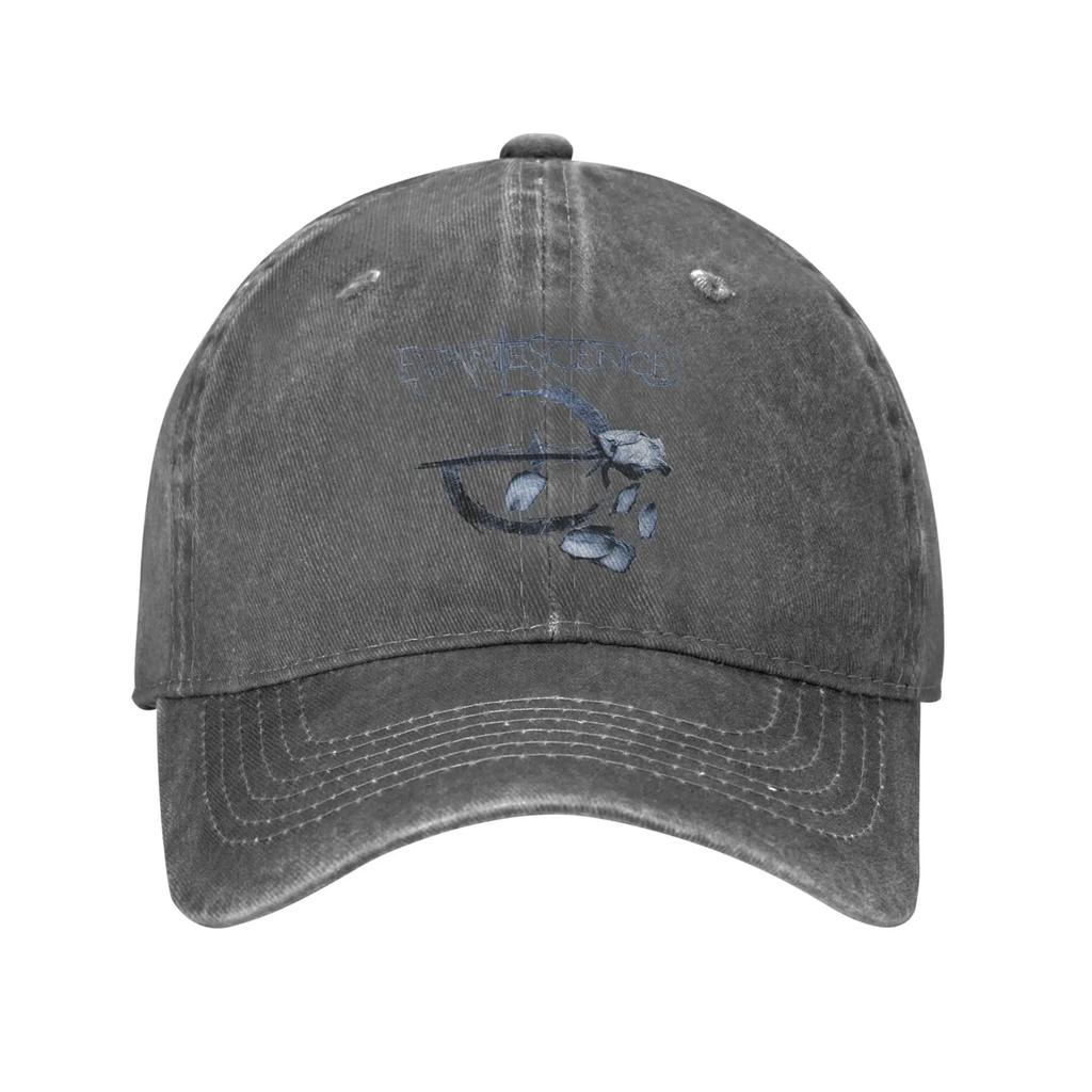 Evanescence Logo Petals Unisex Baseball Cap Rock Band Distressed Denim Caps Hat Vintage Outdoor Unstructured Soft Snapback Cap