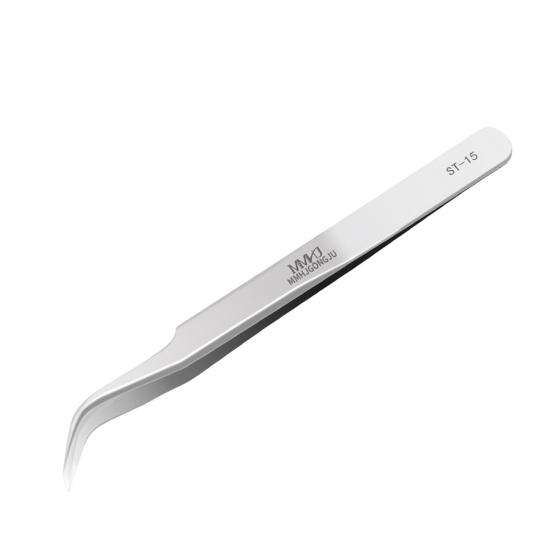 

Антистатические прецизионные пинцеты с заостренным изогнутым кончиком, устойчивые к деформации, из нержавеющей стали, пинцеты для бровей высокой твердости G