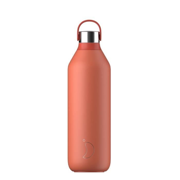 Bouteille Isotherme - CHILLY'S - Série 2 - Maple Red - 1 L - Acier Inoxydable