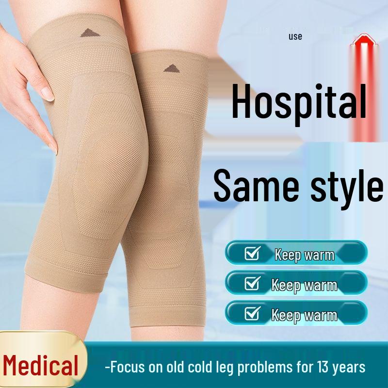 Japanese Anti-Slip Knee Pads for Warmth and Joint Pain Relief In the Elderly - Suitable for Arthritis and Sports