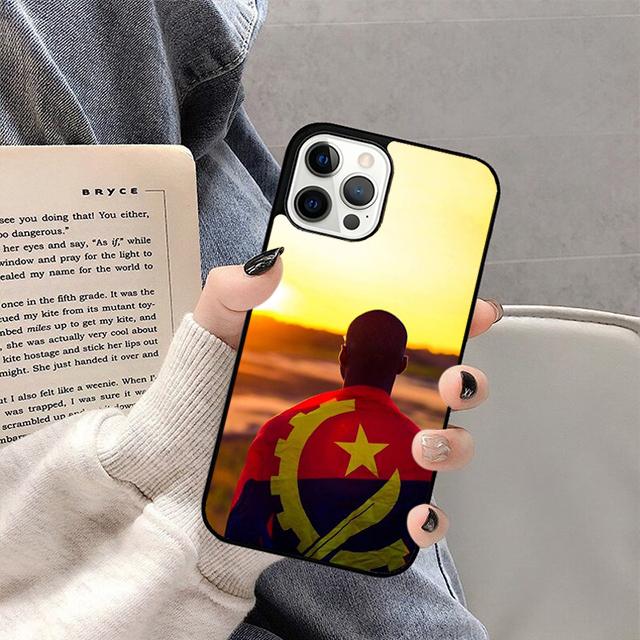 Angola flag Phone Case For iPhone 17 Air 16 15 14 13 12 11 Pro Max Plus Max Cover Shell coque iPhone 11pro