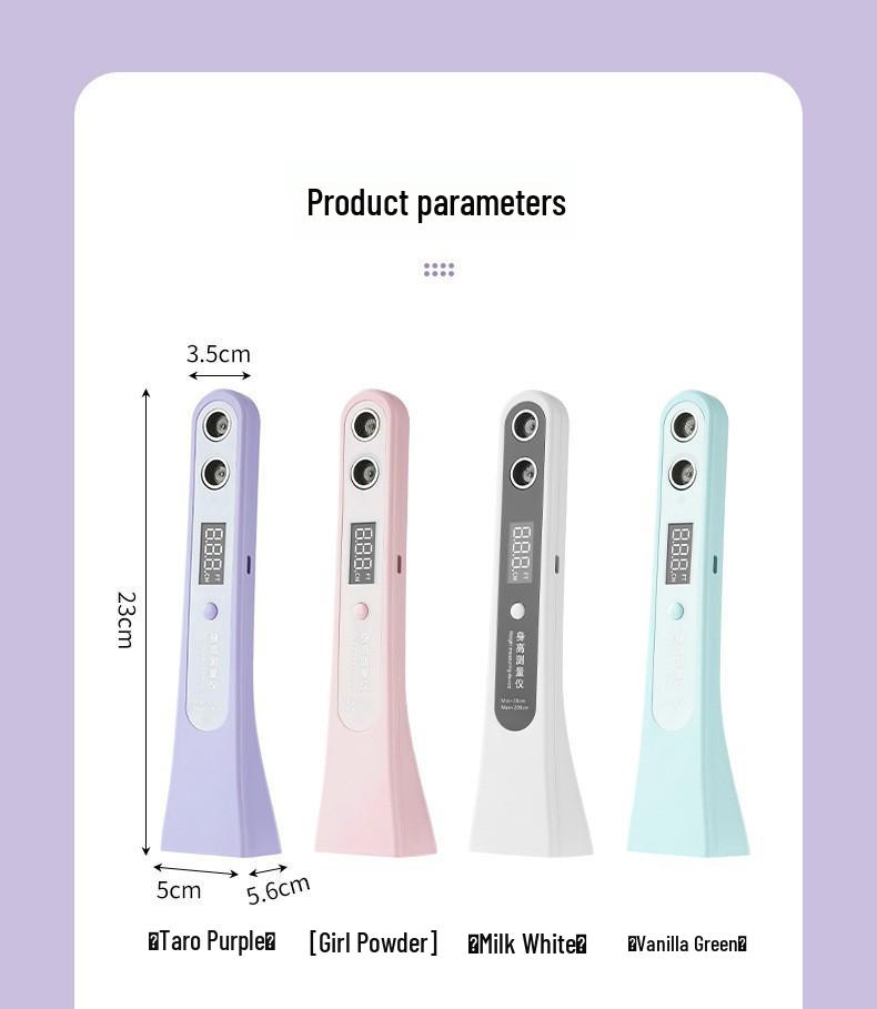 Portable Ultrasonic Precision Height Measuring Tool for Children and Household Use