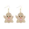 Alloy Halloween Earrings Pair, Holiday Accessory with Embellished Front for Party Outfits, Dress Up Looks and Photos