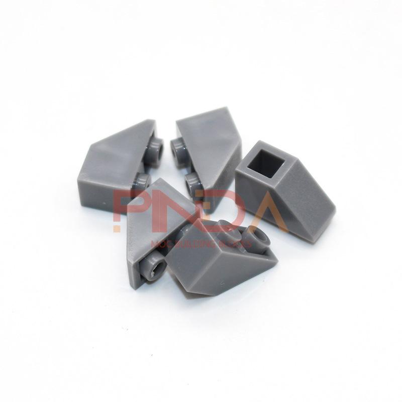 100pcs MOC Slope Inverted 45 2x1 3665 DIY Enlighten Block Bricks Compatible with Assembles Particles Toys for Children