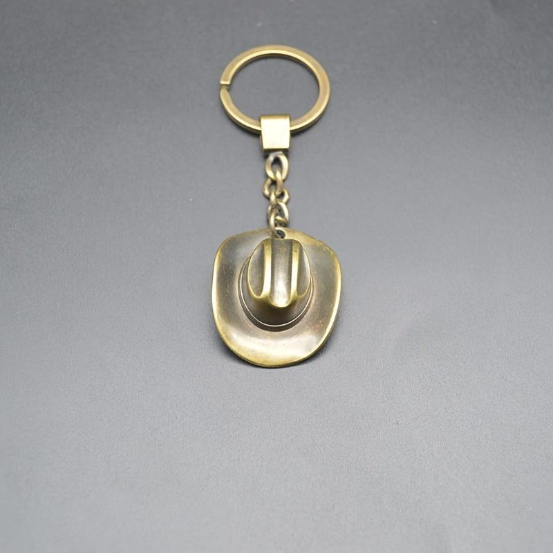 

1pc Fashionable Cowboy Hat Keychain, Durable Keyring Accessory, Creative Gift for Men and Women, Gift Item | Fashion Accessory | Durable Keychain 1pc