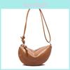 Fashion Solid Color Bag For Women With Dumpling Shaped And Card Pocket For Daily Use