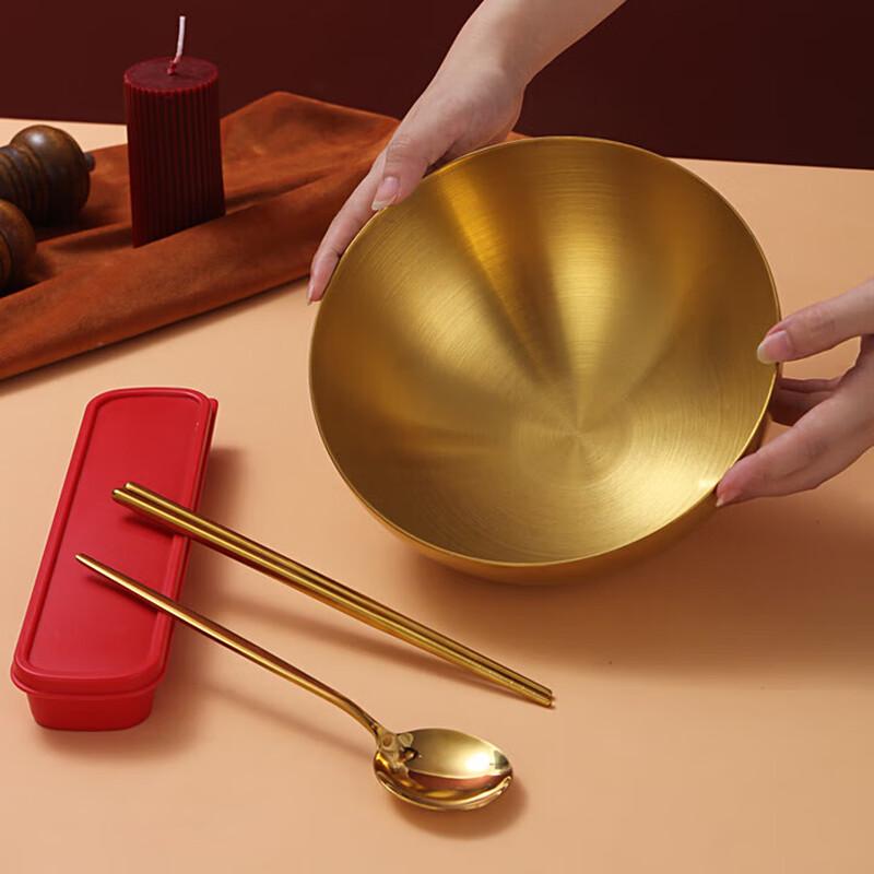 Korean Style Stainless Steel Noodle Bowl
