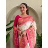 Beautiful rich pallu & jacquard work on all over the saree