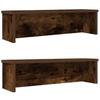 VidaXL Étagères de cuisine empilables 2 pcs chêne fumé 50x15x16 cm, étagère de rangement de cuisine, organiseur d'armoires 860490