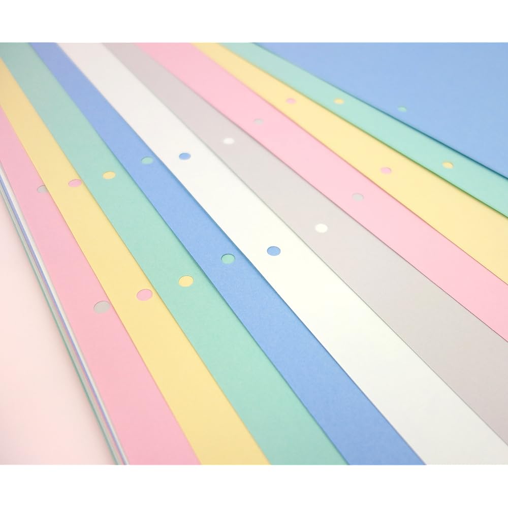 Kokuyo File Index Color Divider Card A3 2 Holes 5 Pile 10 Pairs Shiki-90