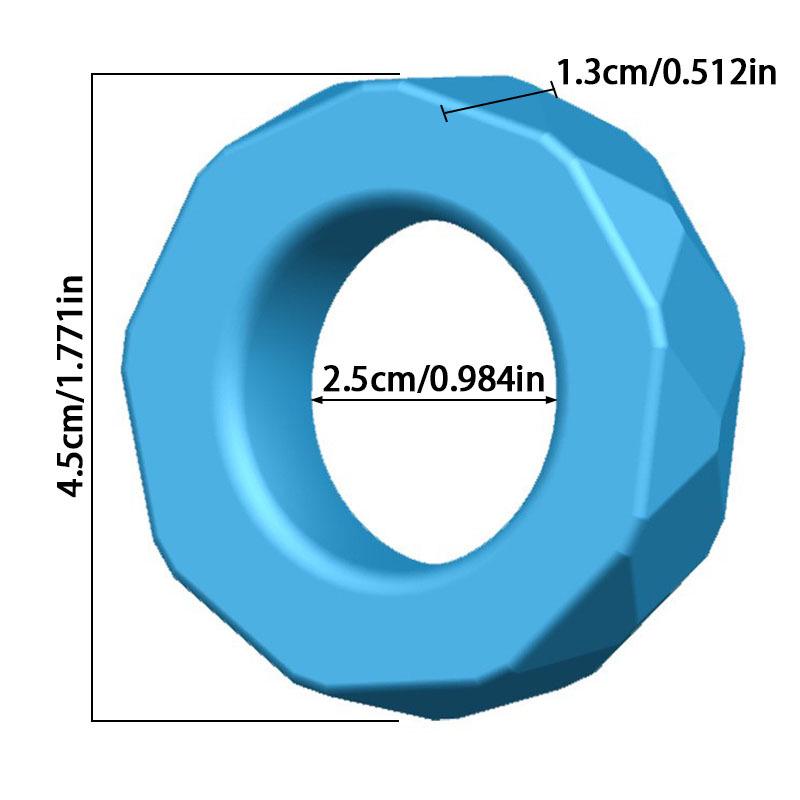 Špičkový erotický kroužek pro cudnost a oddálení ejakulace pro předkožku - Odolný design s očkem