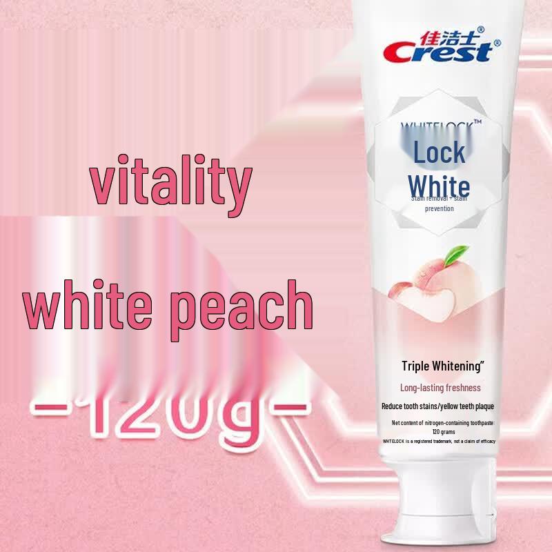 Crest Whitening Toothpaste, White Peach Oolong Flavor