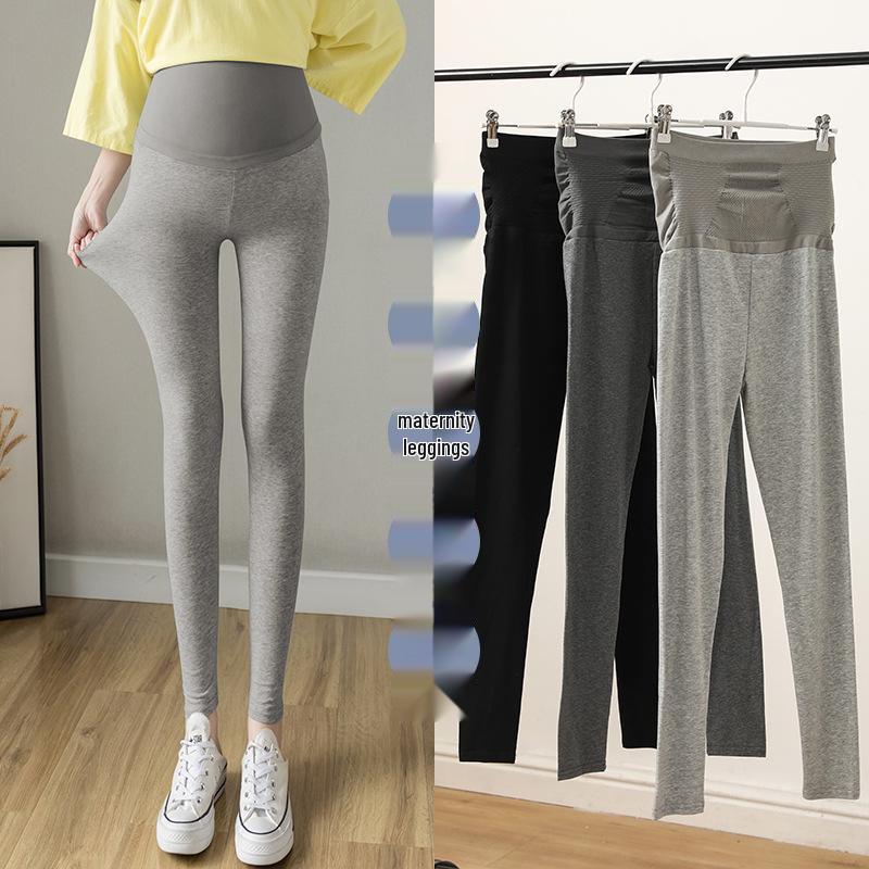 Maternity Spring & Autumn Thin Yoga Pants: Trendy Nine-Point Tights for Fashionable Moms