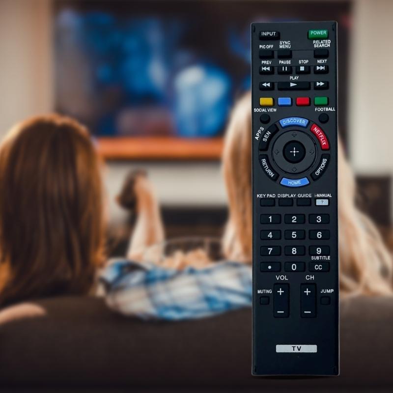Replacement TV Controller Various Brand Compatibility Long Ranges Signal Small Design for Home Entertainment Systems