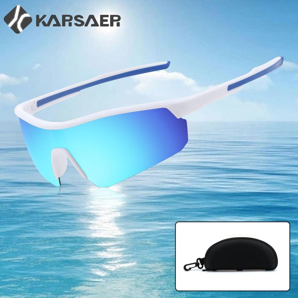 Karsaer Polarized Sports Youth Sunglasses with UV Protection for and Ages B6012 Kids' Sunglasses, Sunglasses, Baseball, Running, Softball, Cycling,