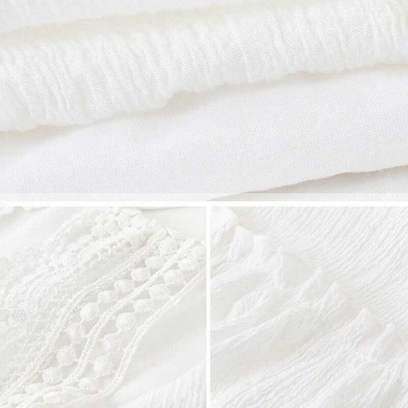 Kinder Mädchen Kleid Sommer Spitze Open Back Prinzessin Kleid Hosenträger Rock Weiß