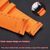 For Mido Multifort TV M049.526 Waterproof Rubber Watch Strap 22mm M049 Curved Interface Silicone Watch Accessories Band