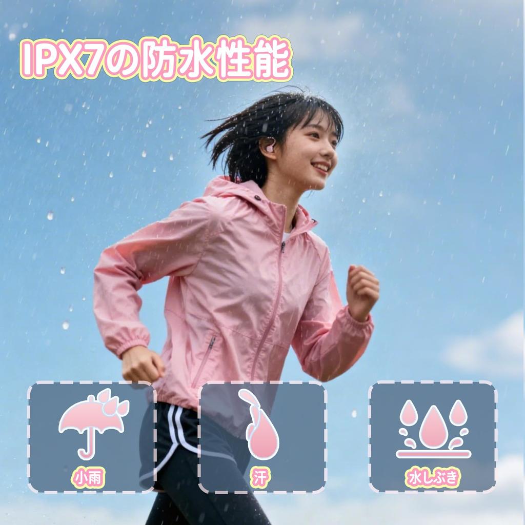 Boytond Bluetooth Wireless Bluetooth Sound LED Comfortable IPX7 for Suitable for Web YYK-Q35 Earphones, Ear-Hook 5.3, Hi-Fi Quality, Display, Fit,