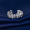 2026 Fashion Trend Exquisite Ring Korean Style Simple Leaf Women's Live Ring