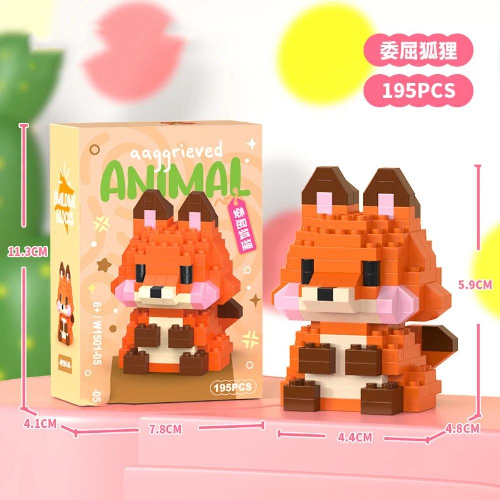 Adults Animals Micro Particle Building Blocks Toy for Children 6 to 12 Years Old Boy Birthday Gift Dog Cat Mini Bricks Girl Toys
