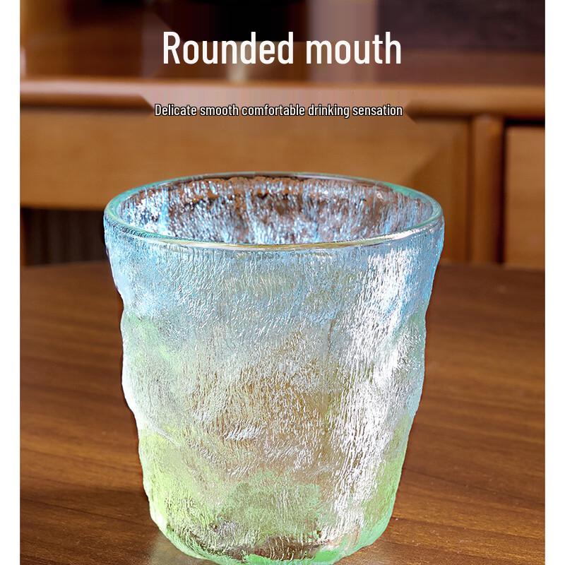 YOLCO Estetyczne Szklane Kubki do Kawy Góra Lodowa