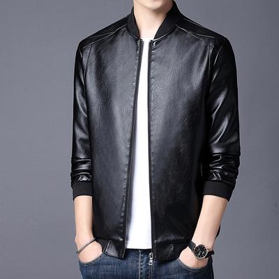 Men's Coat Men's Spring and Autumn Leather Jacket Men's Clothing