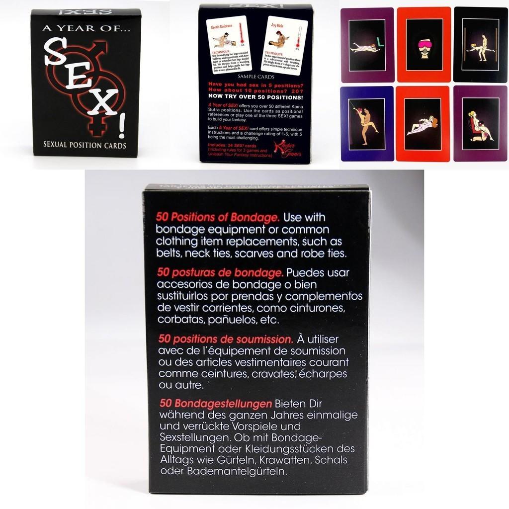 Fun And Thrilling Bedroom Commands For Couples A Year Of Sex Position Cards