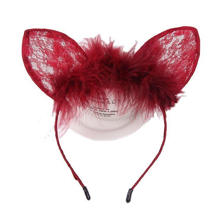 Sex Underwear Accessories Korean Edition Cat Ears Headband Holiday Party Cute Female Decorative Hairpin