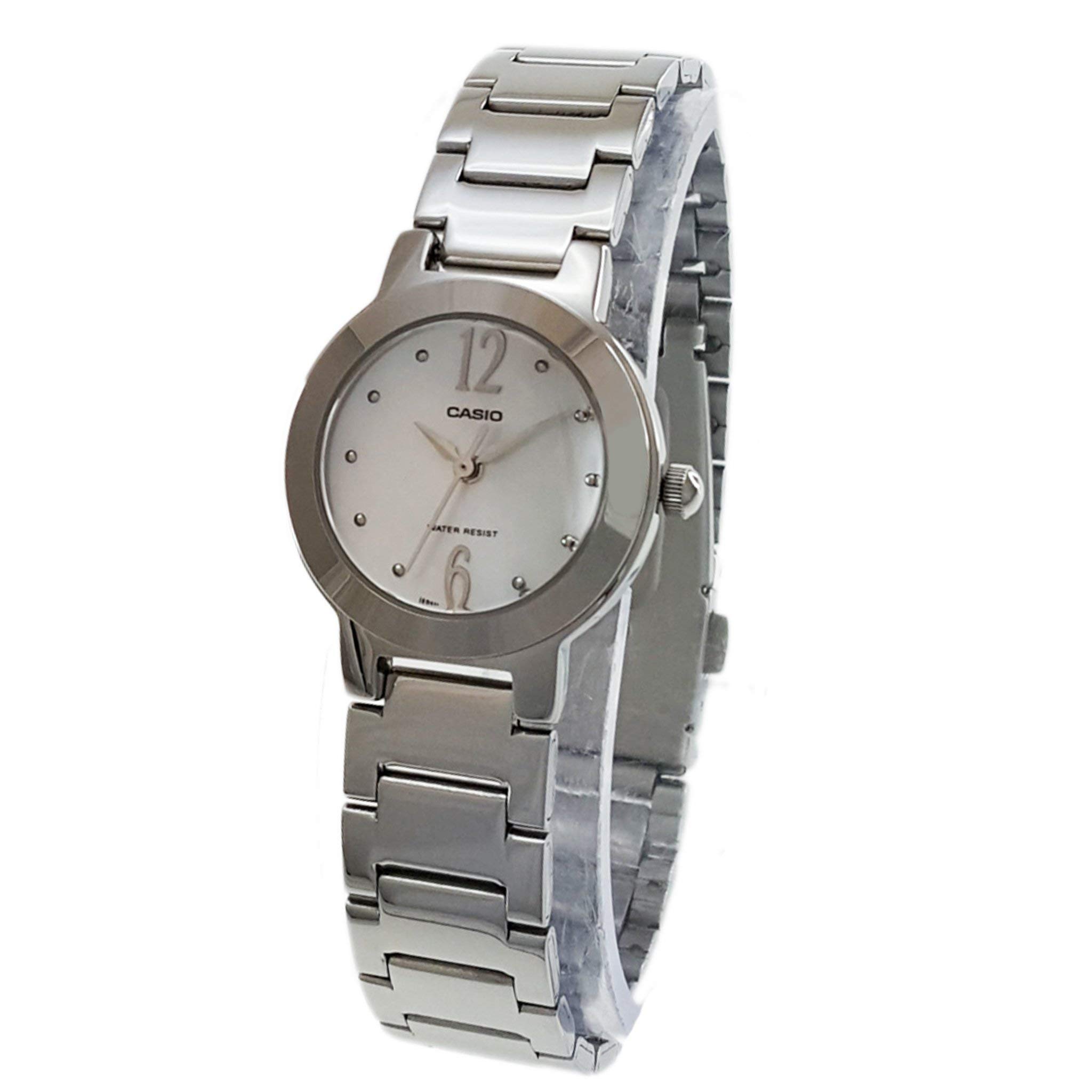 

Casio #LTP1191A-7A Women s Metal Fashion MOP Dial Analog Watch