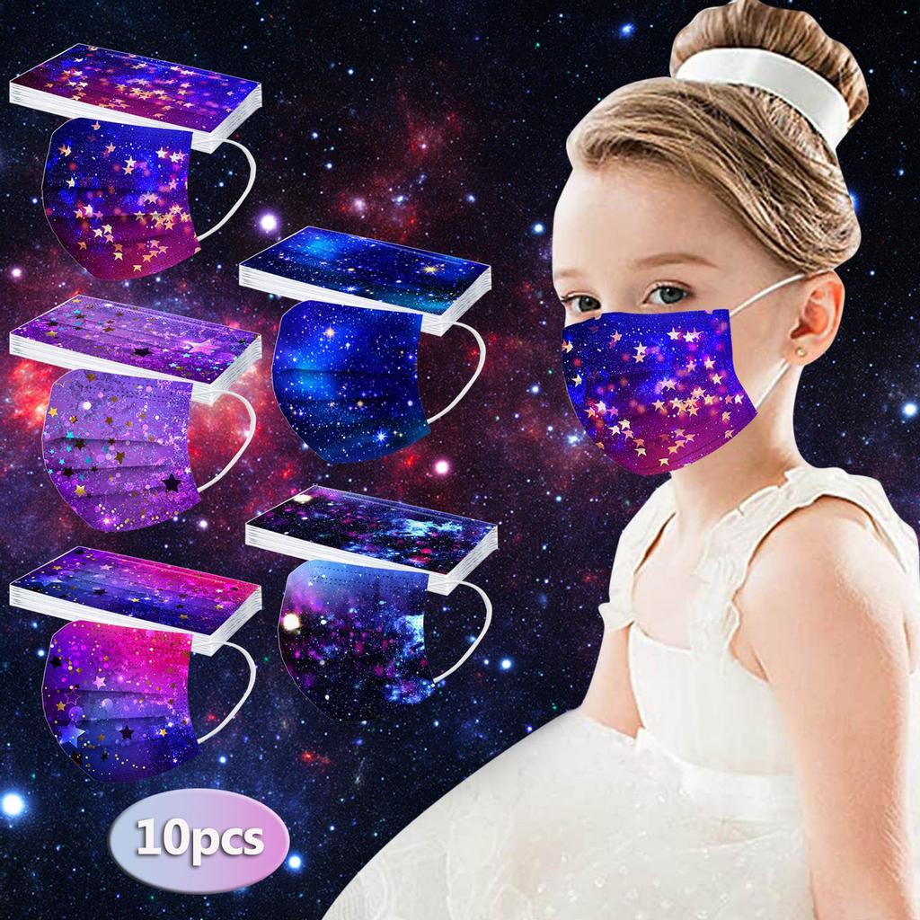 Child Kids Mask Disposable Face Mask Industrial 3Ply Ear Loop 10PC Mask