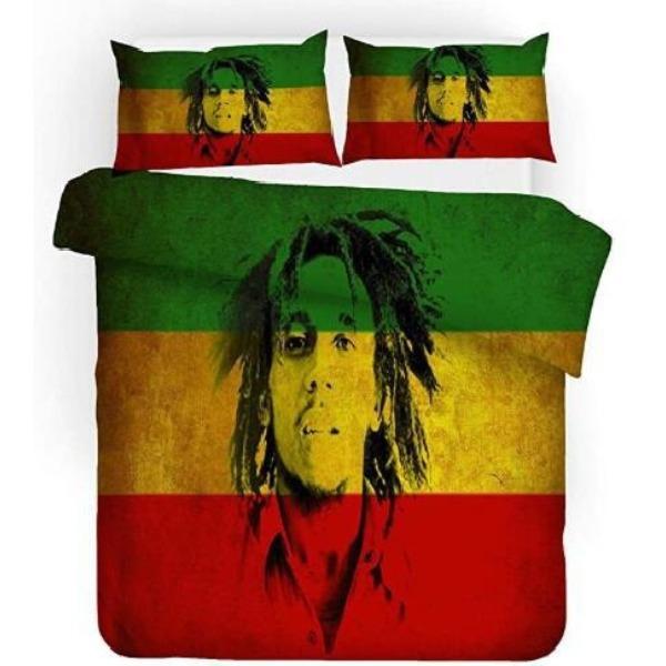 Bedding Kit, Male Star Series Size Three-Piece Quilt Cover