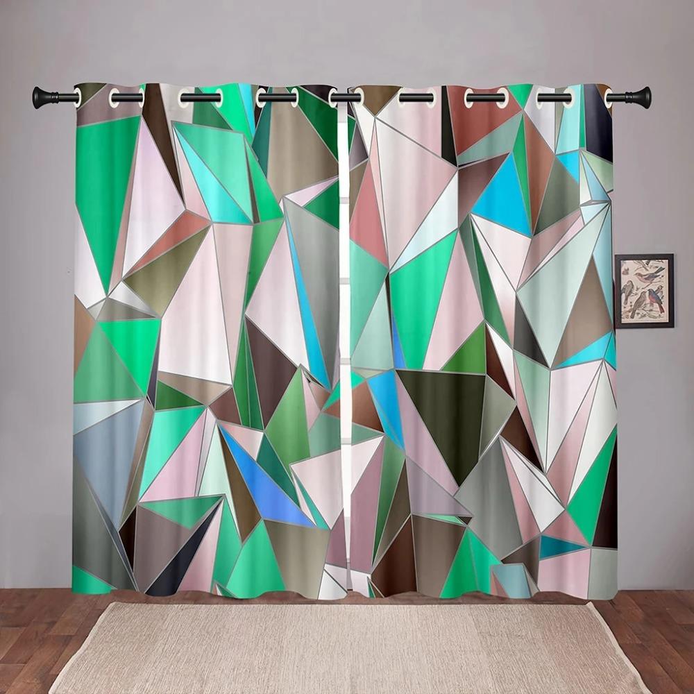 Glossy Luxury Texture Surface BlinkBlackout Window Curtains for Bedroom Living Room Bathroom Kicthen Door Hall High Shading New