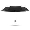 Automatic Triple-Fold Black-Coated Umbrella